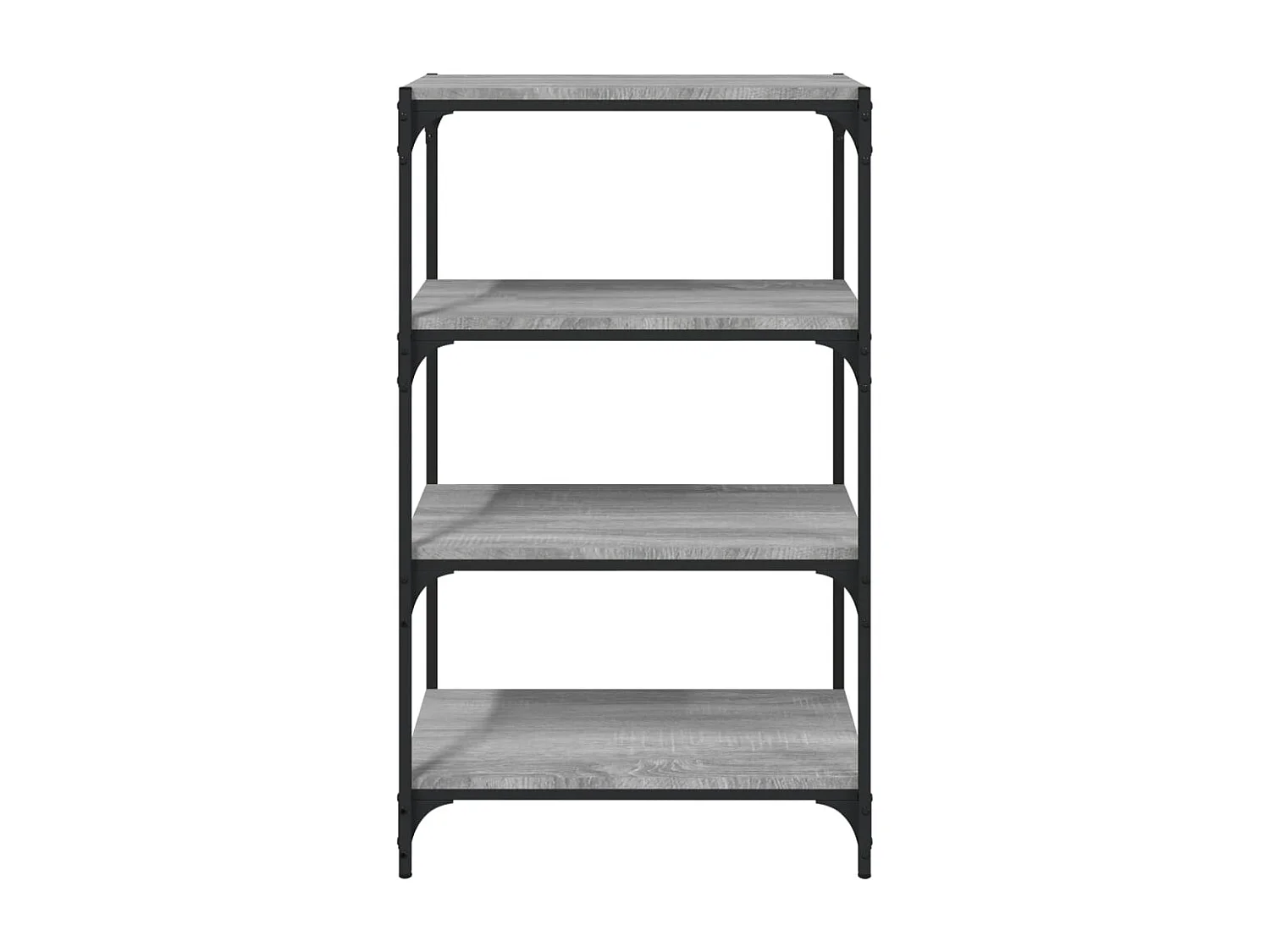 Ventura  Bibliothèque Sonoma gris 60x33x100 cm Bois d'ingénierie acier