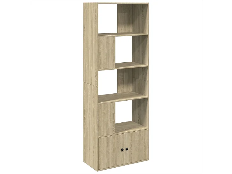 Allentown  Boekenkast 70x36x189 cm bewerkt hout sonoma eikenkleurig