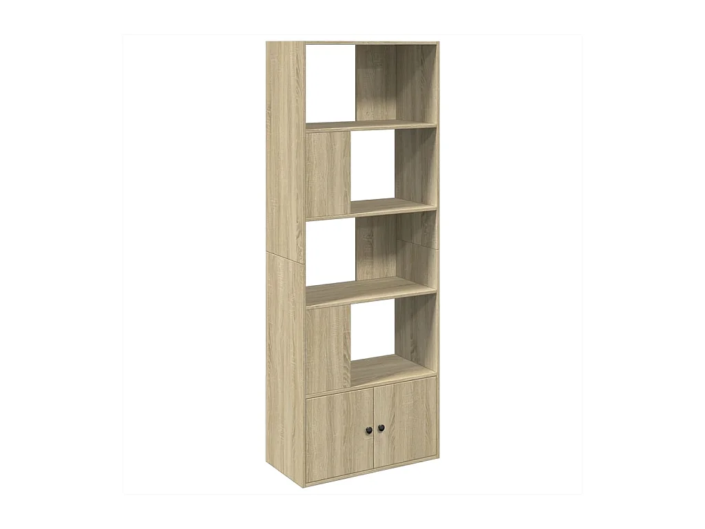 Allentown  Estantería de madera de ingeniería roble Sonoma 70x36x189 cm