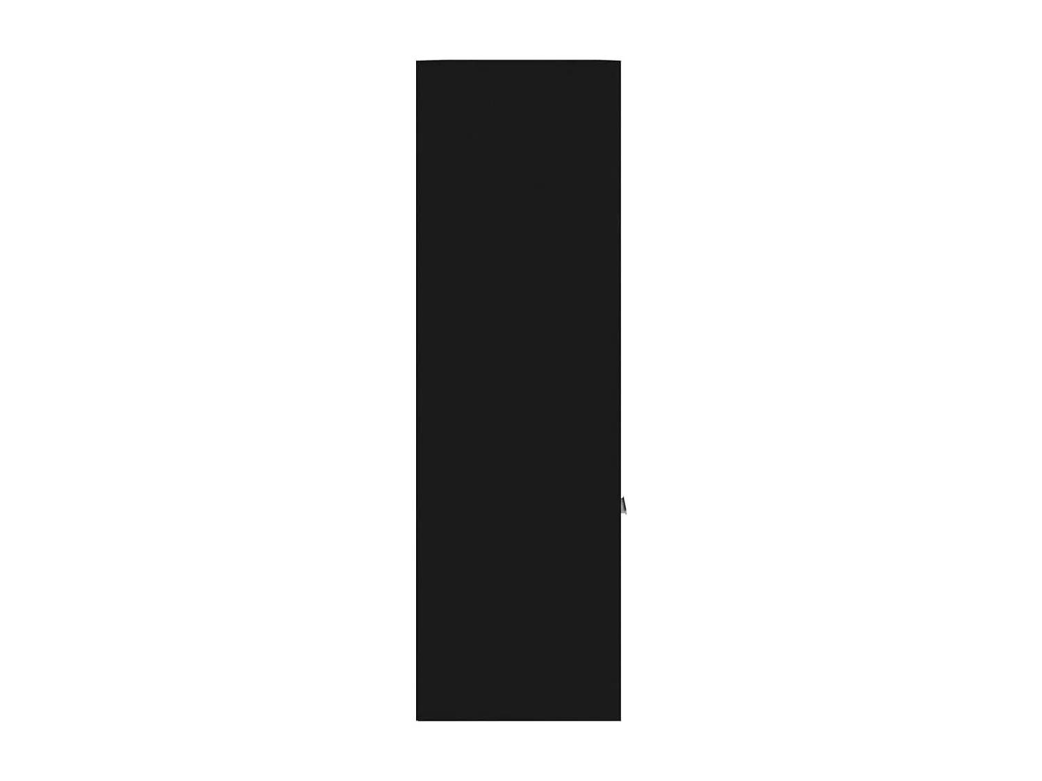 Clonakenny  Bibliothèque Noir 98x30x98 cm Bois d’ingénierie