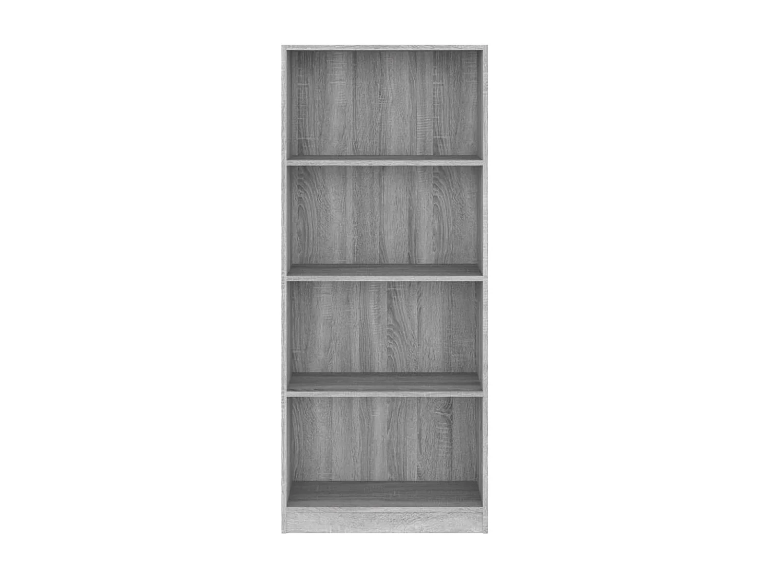 Jairo  Bibliothèque 4 niveaux Sonoma gris 60x24x142 cm