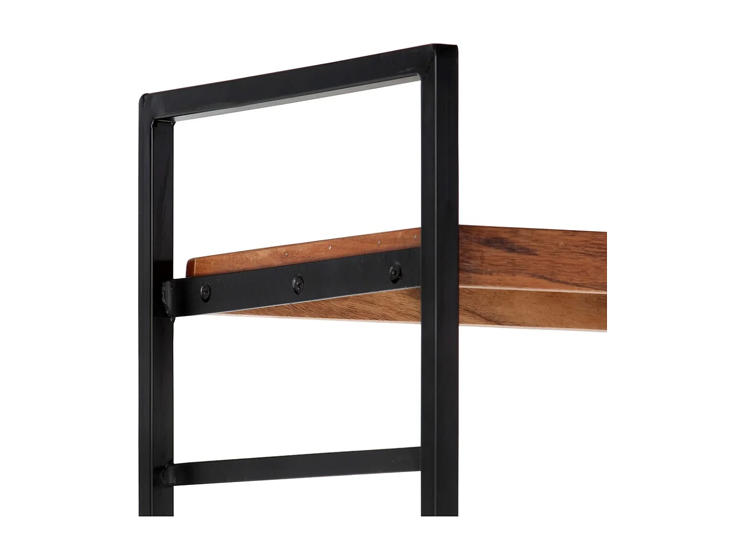 Sildor  Bibliothèque à 4 niveaux 80x30x180 cm Bois d'acacia massif