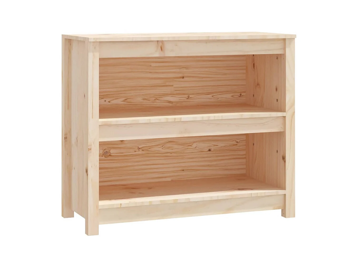 Laurens  Estantería madera maciza de pino 80x35x68 cm
