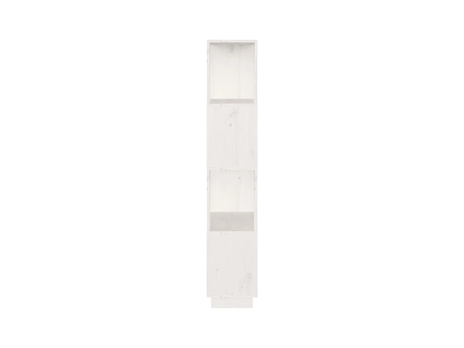 Ylvenor  Bibliothèque/Séparateur de pièce Blanc 51x25x132 cm Pin massif