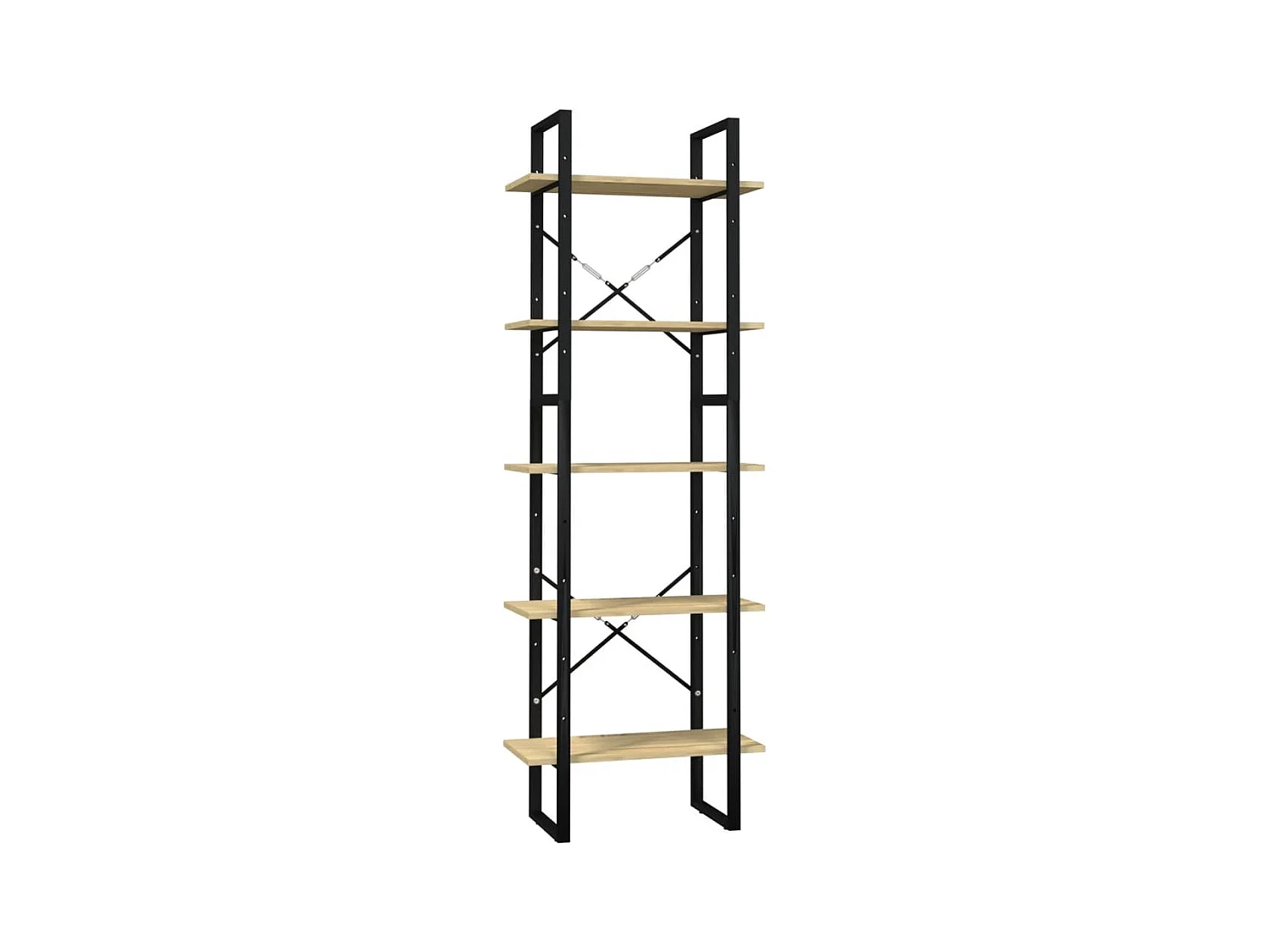Aubagne  Bibliothèque à 5 niveaux 60x30x175 cm Bois de pin