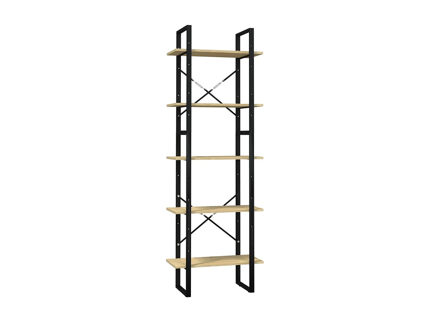 Aubagne  Bibliothèque à 5 niveaux 60x30x175 cm Bois de pin