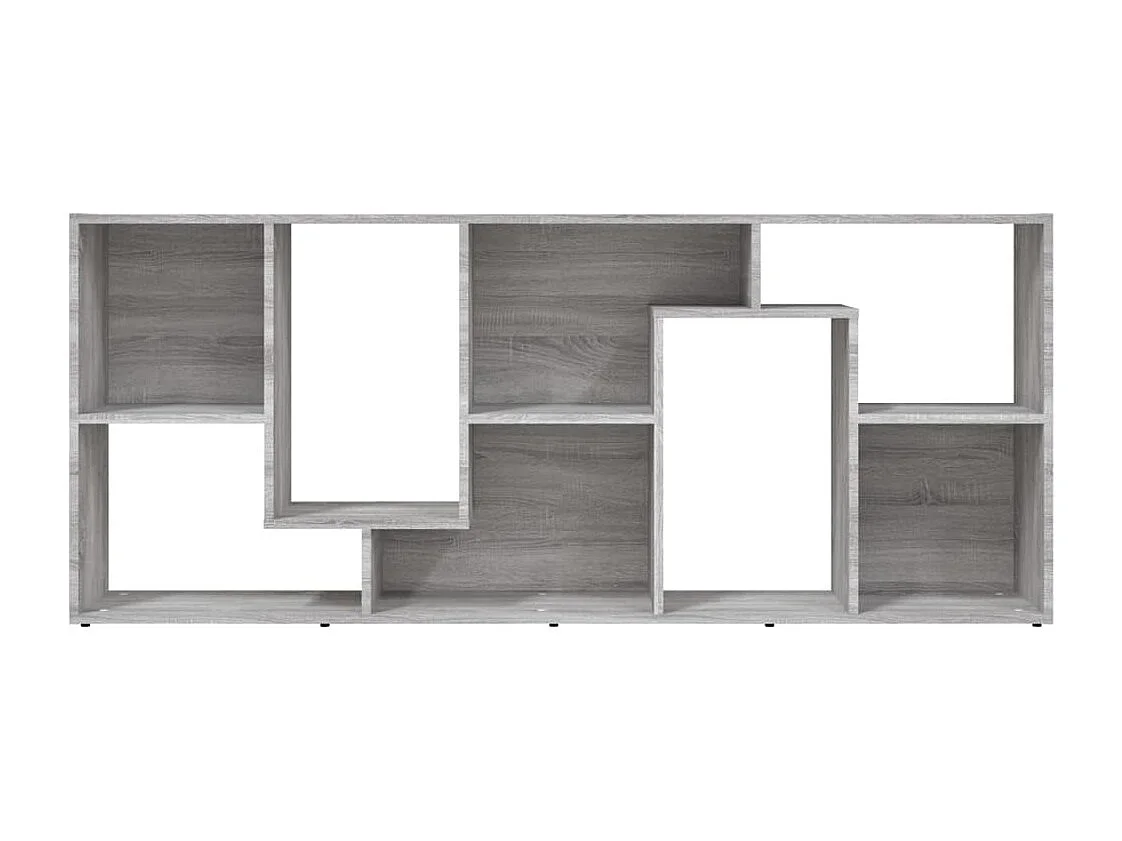 Burtonsville  Bibliothèque Sonoma gris 67x24x161 cm Bois d'ingénierie