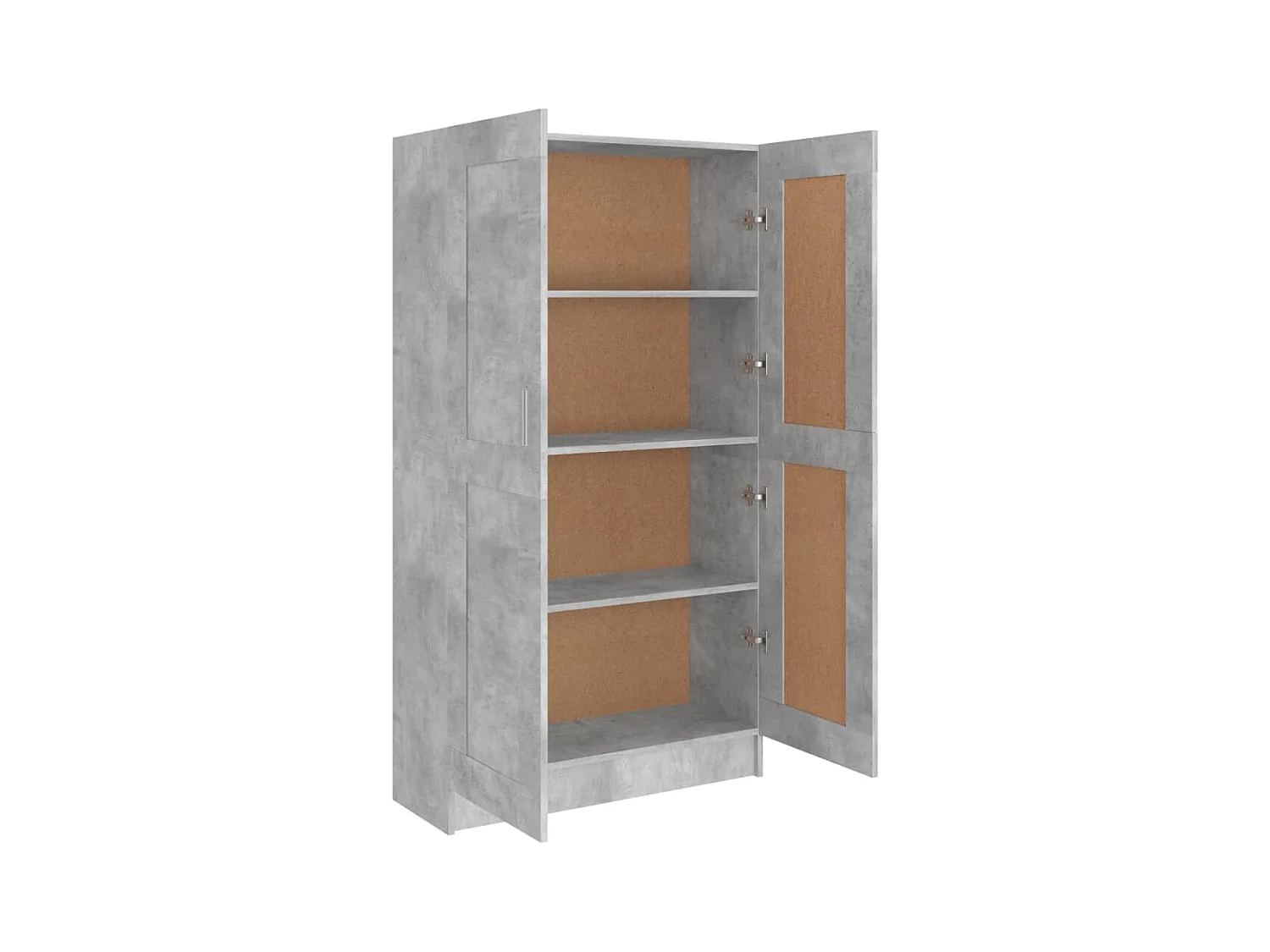 Krimpen aan den IJssel  Bibliothèque Gris béton 82,5x30,5x150 cm Bois d’ingénierie