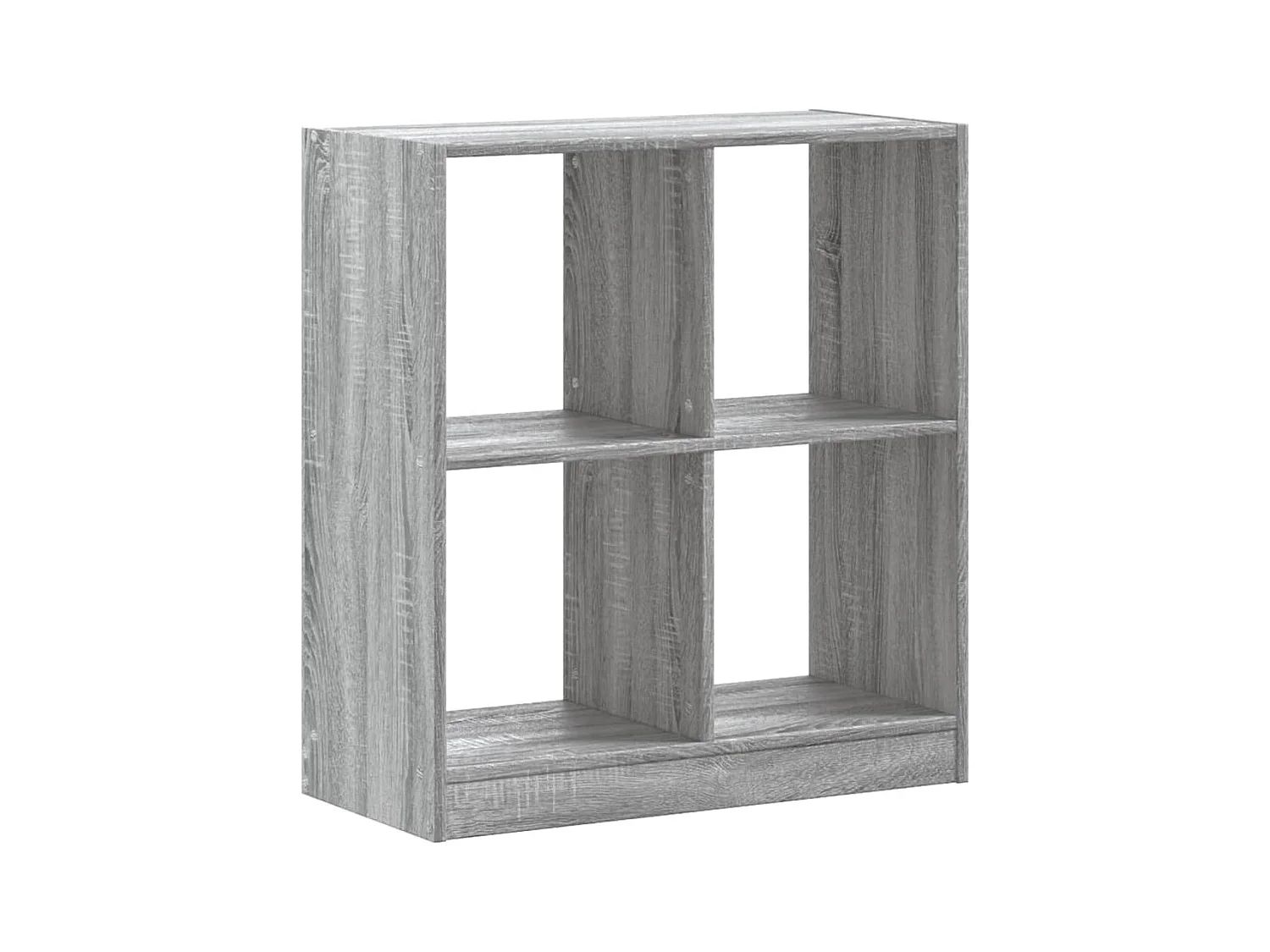 Zico  Estantería de madera de ingeniería gris Sonoma 68,5x32x75 cm