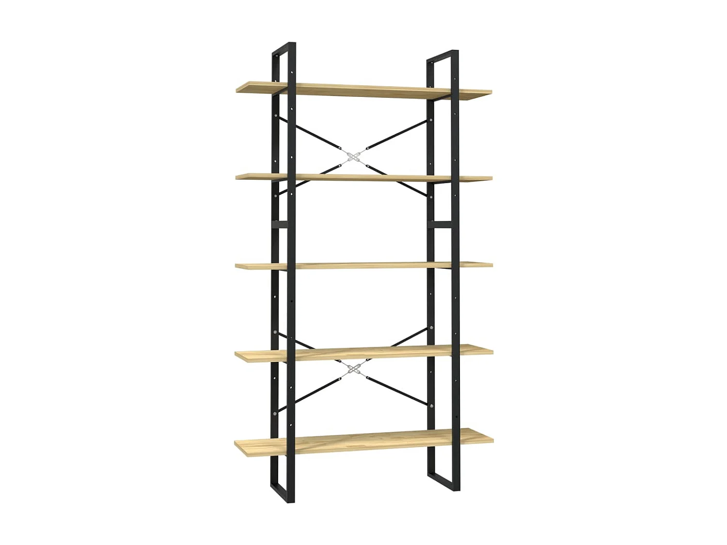 Aubagne  Bibliothèque à 5 niveaux 100x30x175 cm Bois de pin