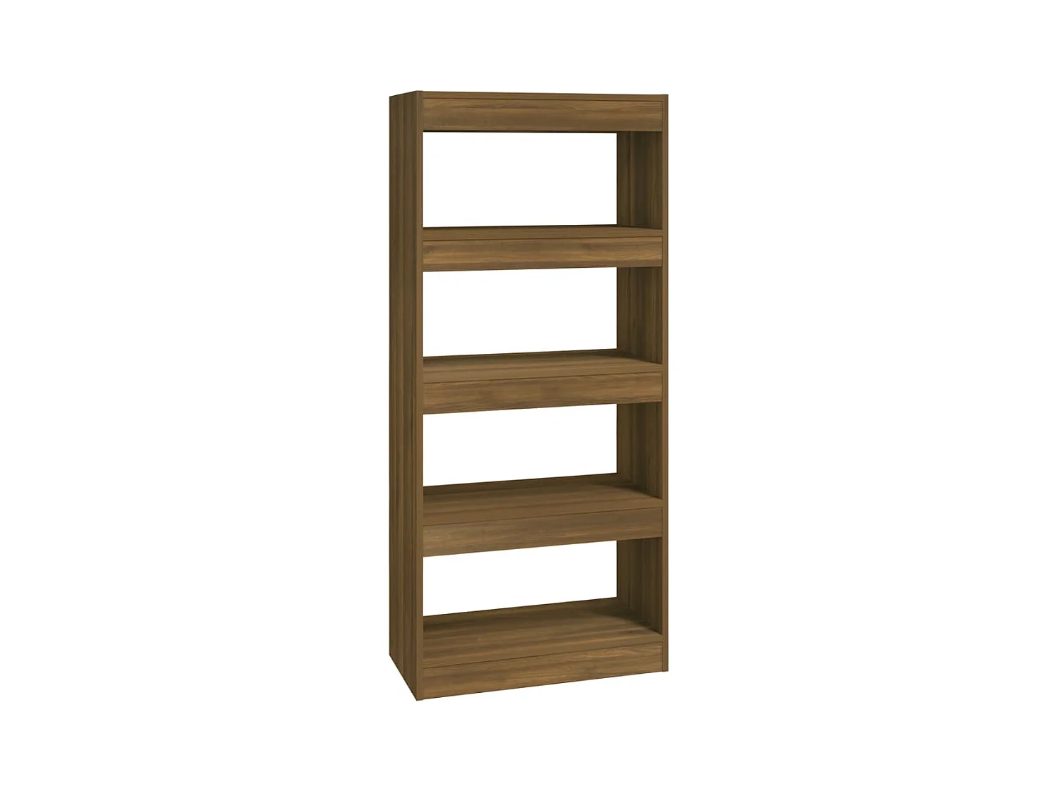 Loes  Estantería madera contrachapada marrón roble 60x30x135 cm