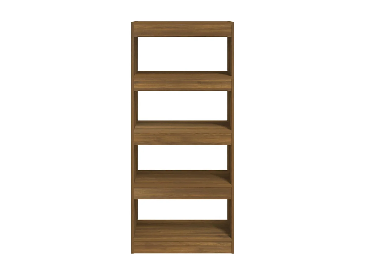 Loes  Bibliothèque/Cloison Chêne marron 60x30x135cm Bois d'ingénierie