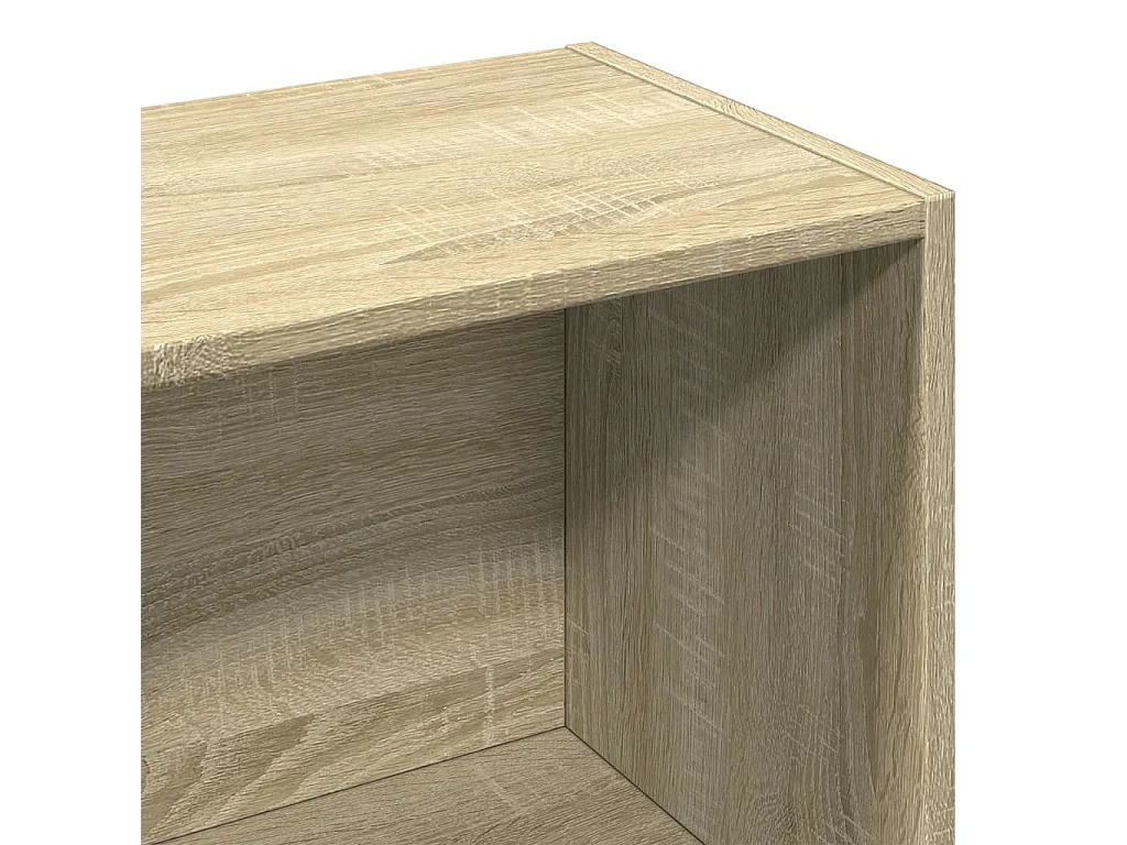 York  Bibliothèque chêne sonoma 57x28,5x141 cm bois d'ingénierie