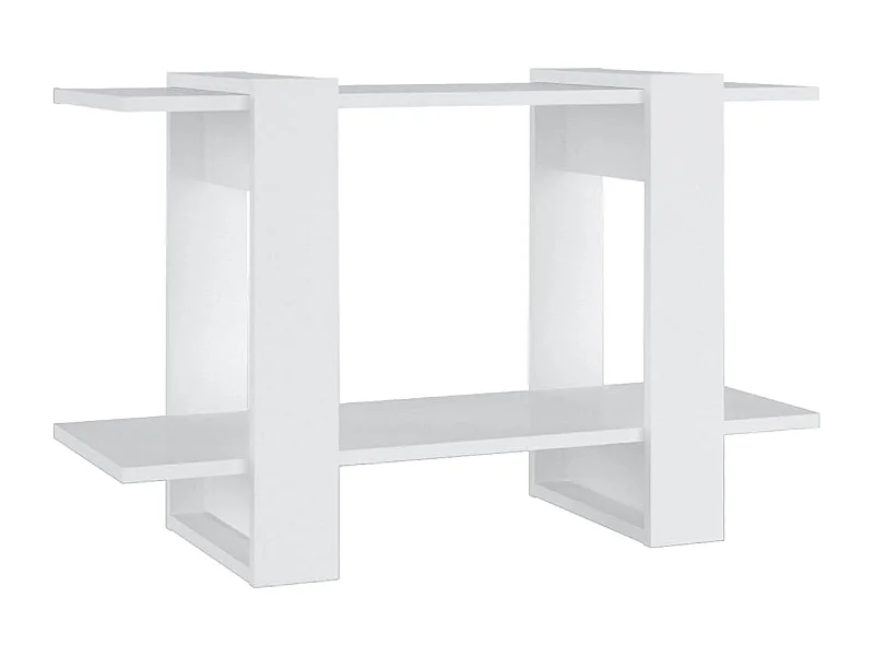 Wylorn  Bibliothèque/Séparateur de pièce Blanc 80x30x51 cm