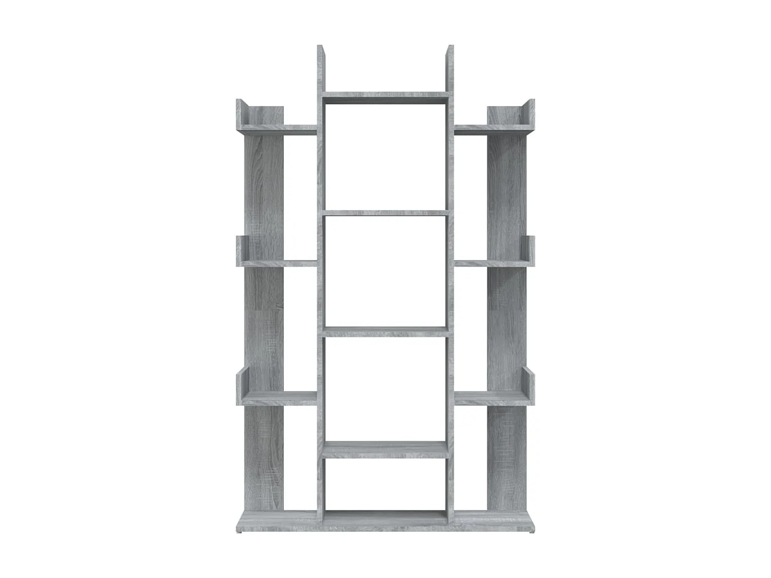 Candler  Boekenkast 86x25,5x140 cm bewerkt hout grijs sonoma eiken