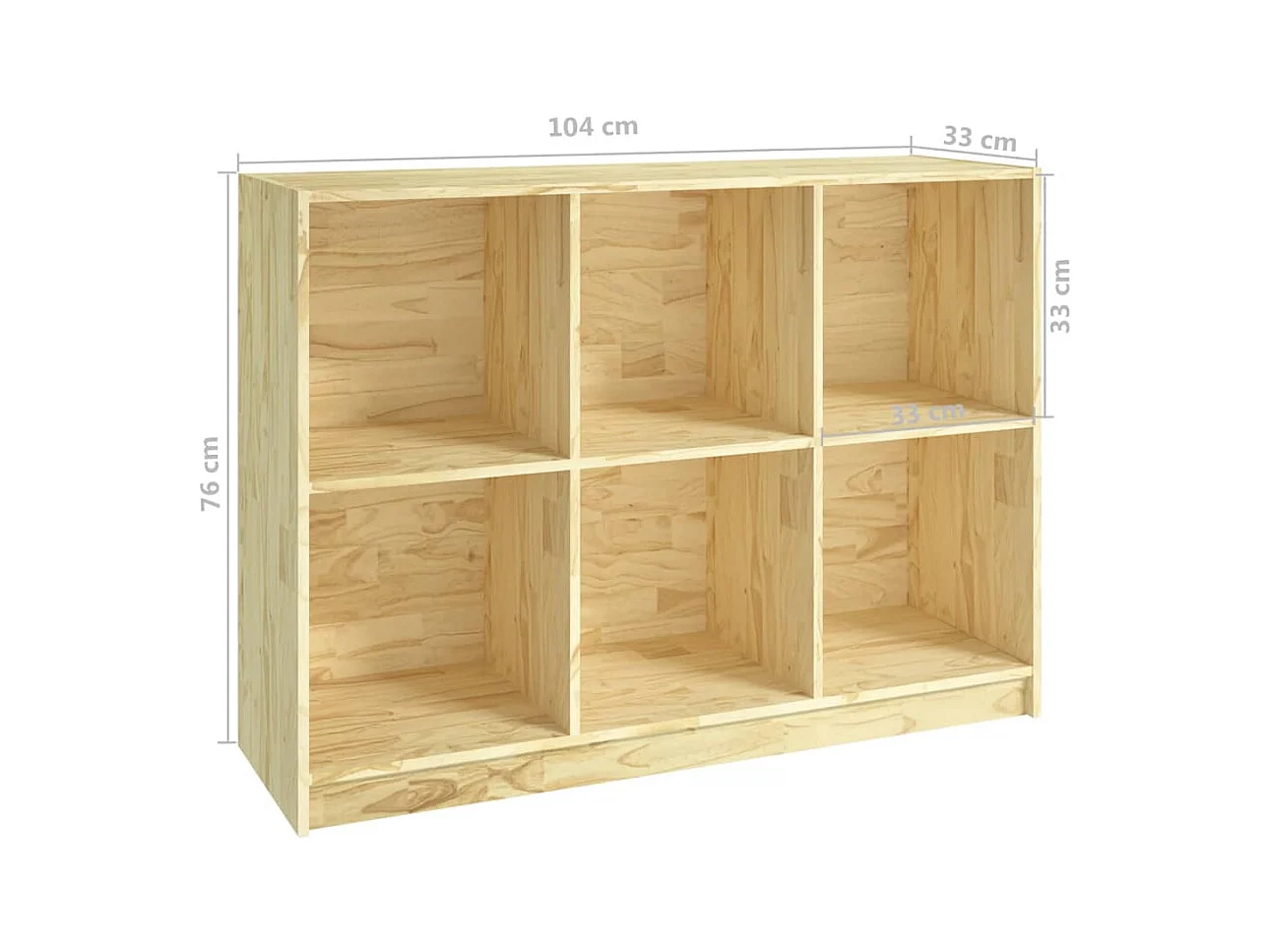 Raymond-Pierre  Bibliothèque 104x33x76 cm bois de pin massif