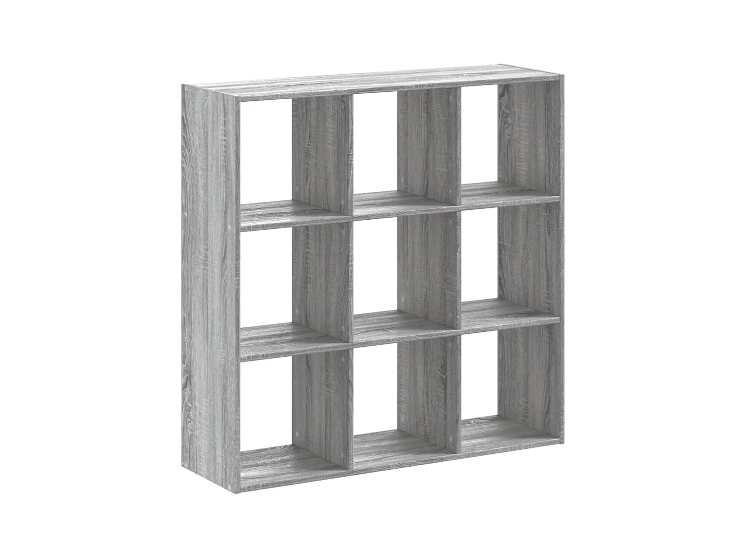 Digna  Bibliothèque sonoma gris 102x32x102 cm bois d'ingénierie