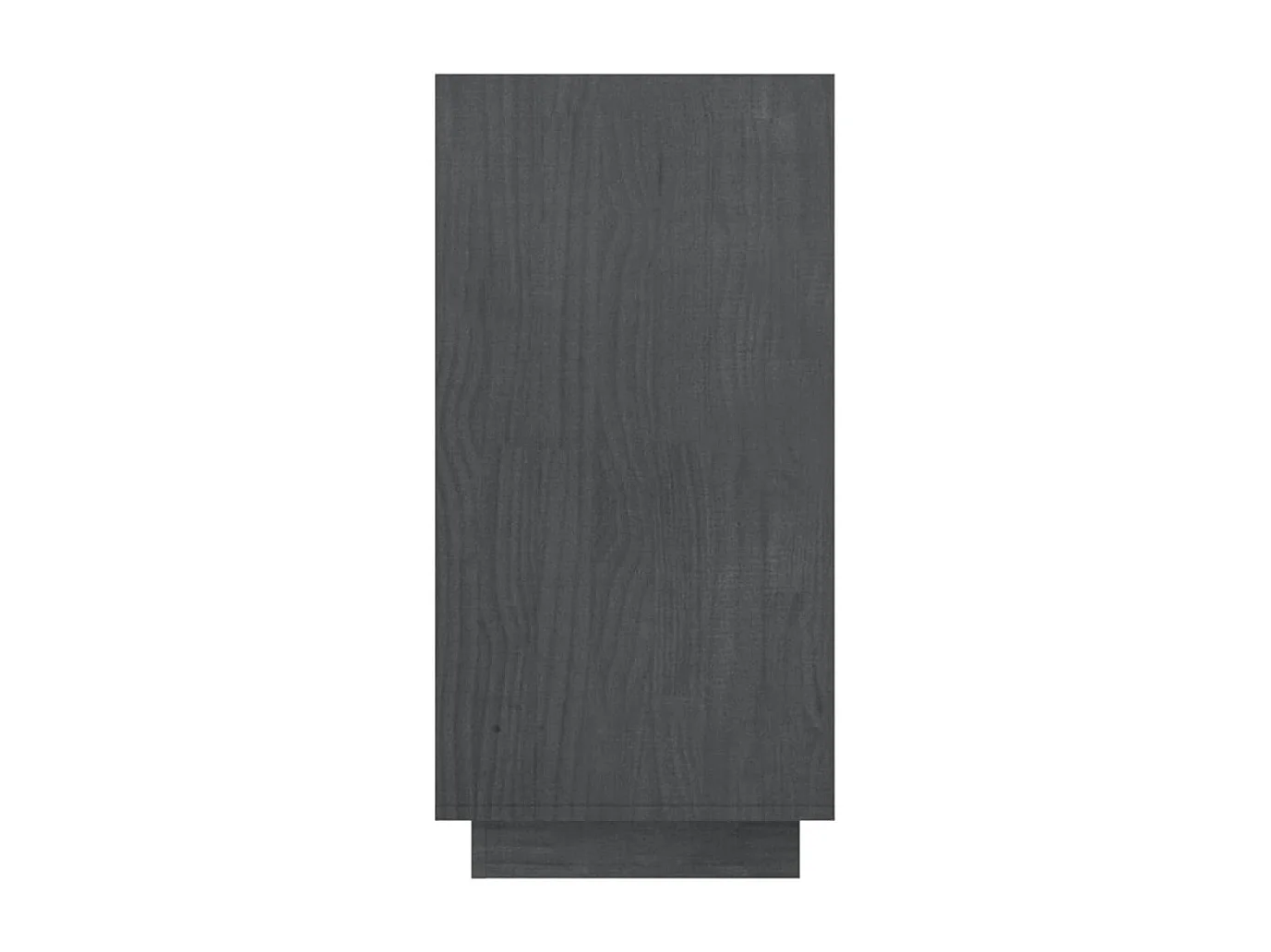 Alisha  Bibliothèque Gris 80x35x71 cm Bois de pin massif