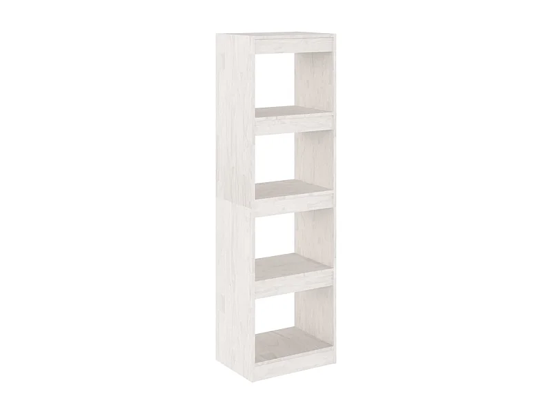 Centerville  Boekenkast/kamerscherm 40x30x135,5 cm grenenhout wit