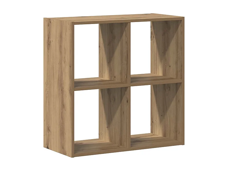 Digna  Bibliothèque chêne artisanal 68,5x32x68,5 cm bois d'ingénierie