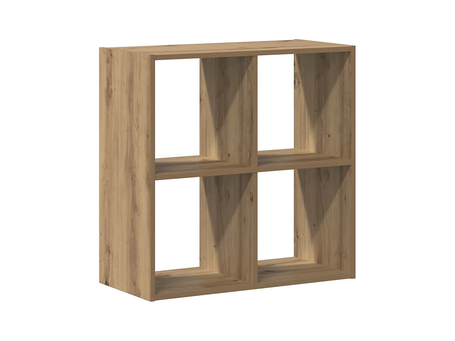 Digna  Bibliothèque chêne artisanal 68,5x32x68,5 cm bois d'ingénierie