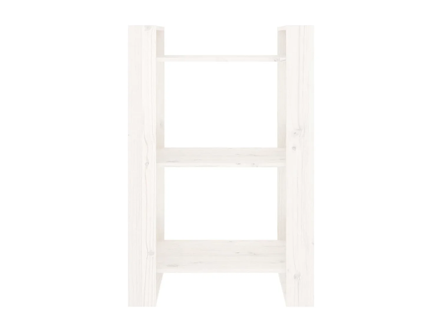 La Roche-sur-Yon  Bibliothèque/Séparateur de pièce Blanc 60x35x91 cm Bois de pin