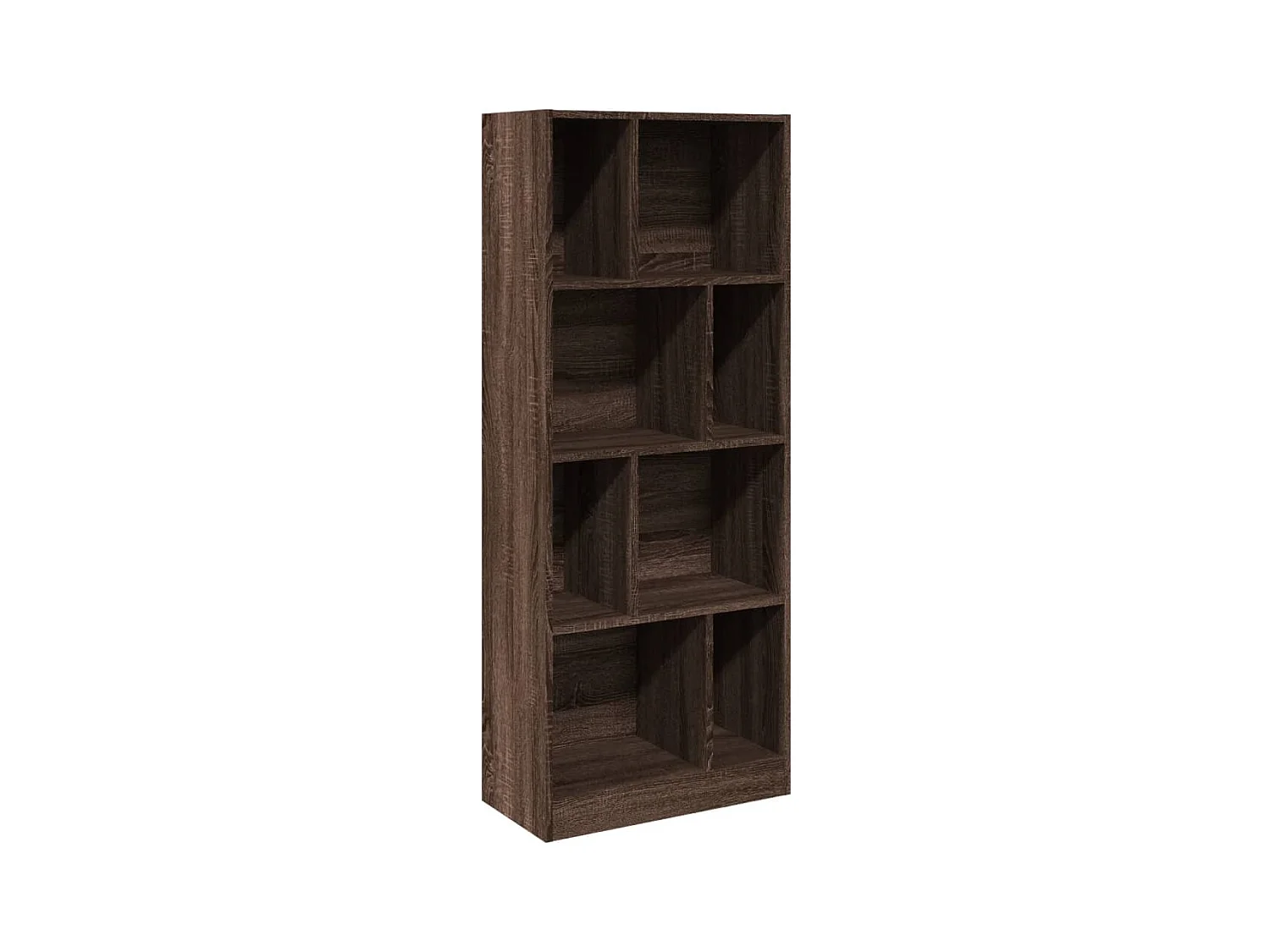 York  Estantería madera de ingeniería marrón roble 57x28,5x141 cm