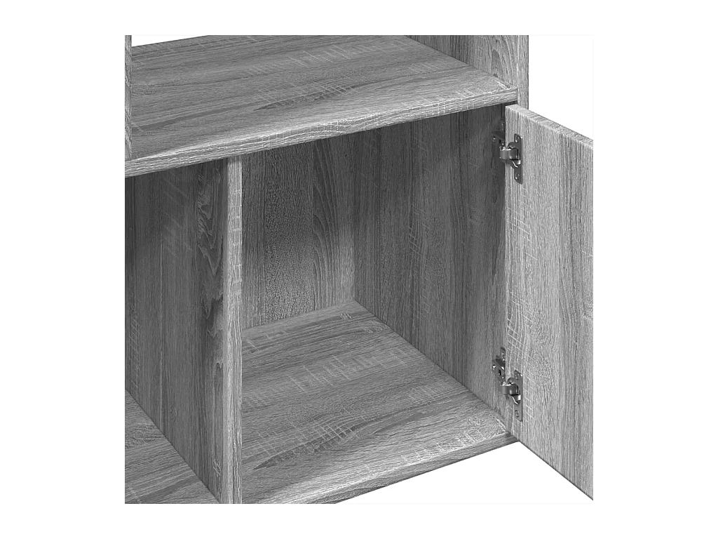 Allentown  Bibliothèque sonoma gris 70x36x189 cm bois d'ingénierie