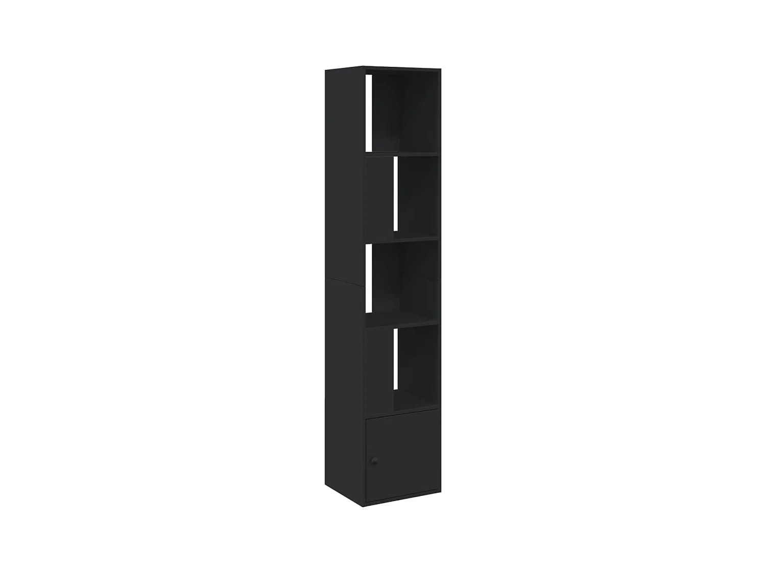 Allentown  Boekenkast 40x36x189 cm bewerkt hout zwart