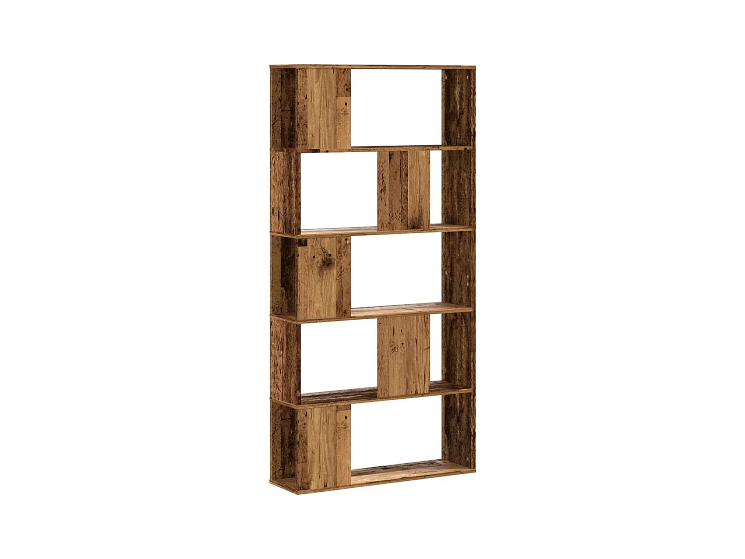 Fairmont  Librería 5 niveles madera color envejecido 80,5x23,5x162,5 cm