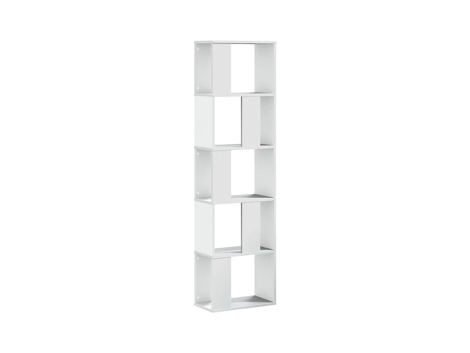 Fairmont  Bibliothèque 5 niveaux blanc 45x23,5x162,5 cm bois d'ingénierie