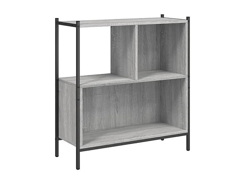 Taner  Bibliothèque sonoma gris 72x28x77,5 cm bois d'ingénierie