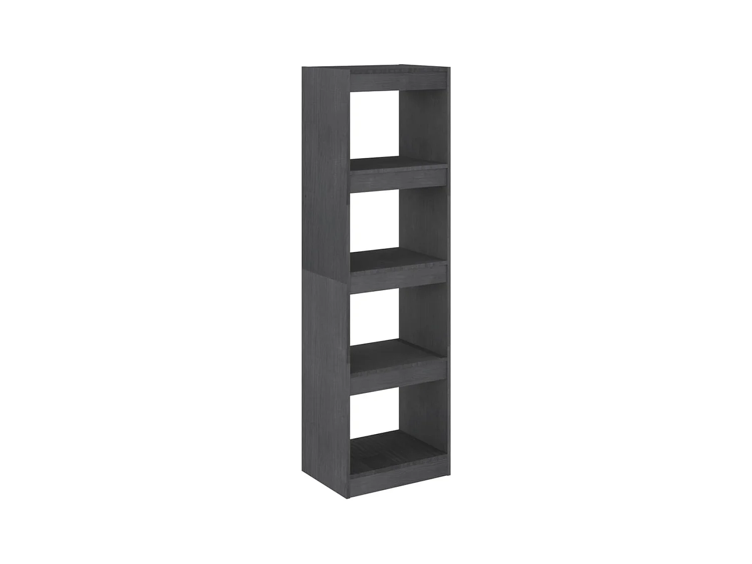 Centerville  Bibliothèque/Séparateur de pièce Gris 40x30x135,5 cm Pin massif