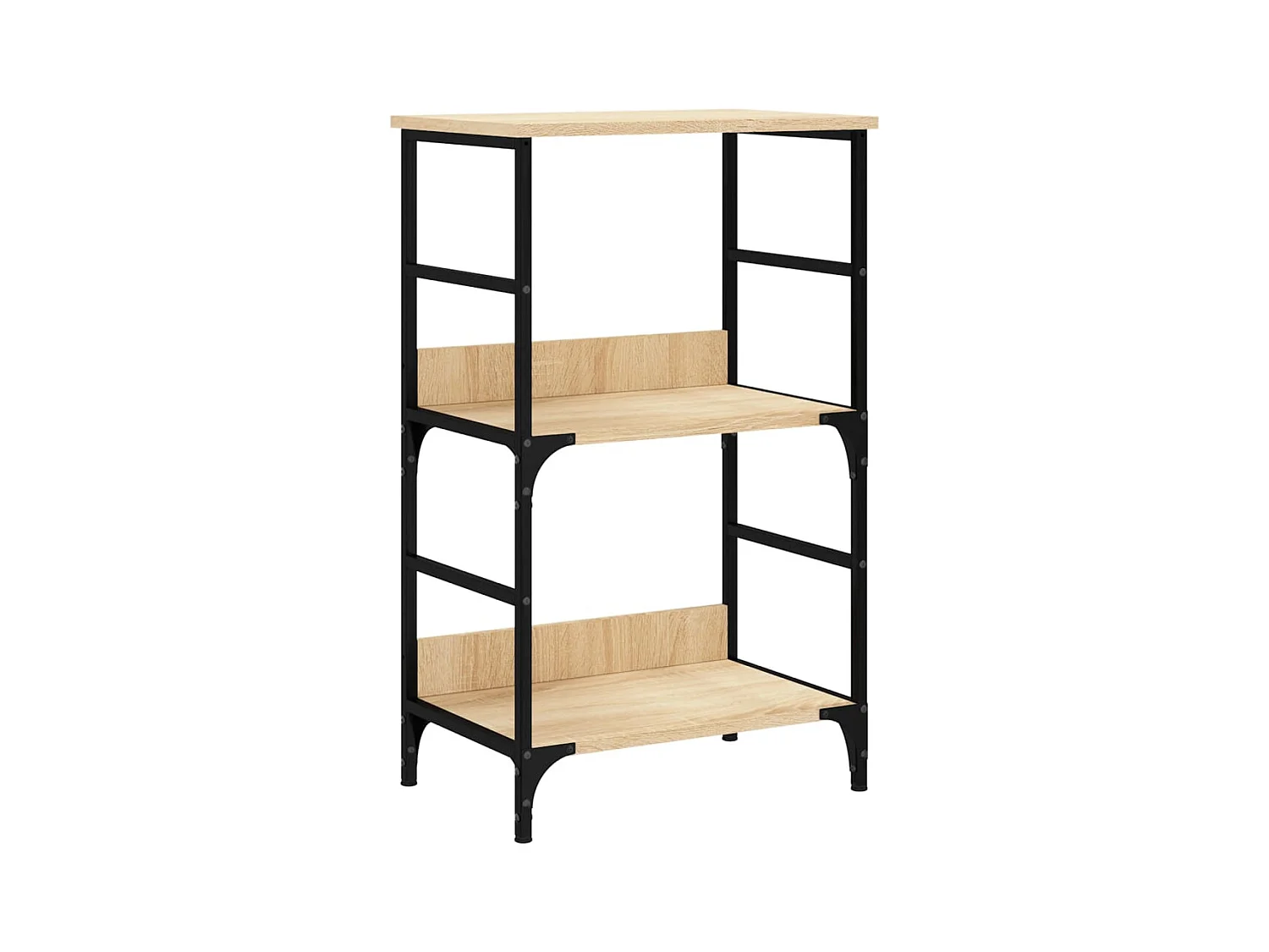 Namur  Estantería de madera de ingeniería roble Sonoma 50x33x82 cm
