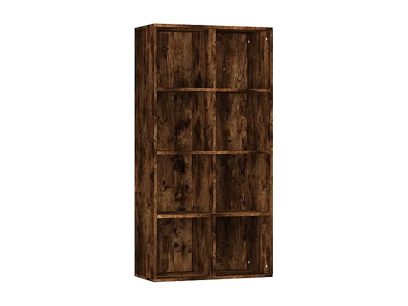 Pieter  Boekenkast 66x30x130 cm bewerkt hout gerookt eikenkleurig