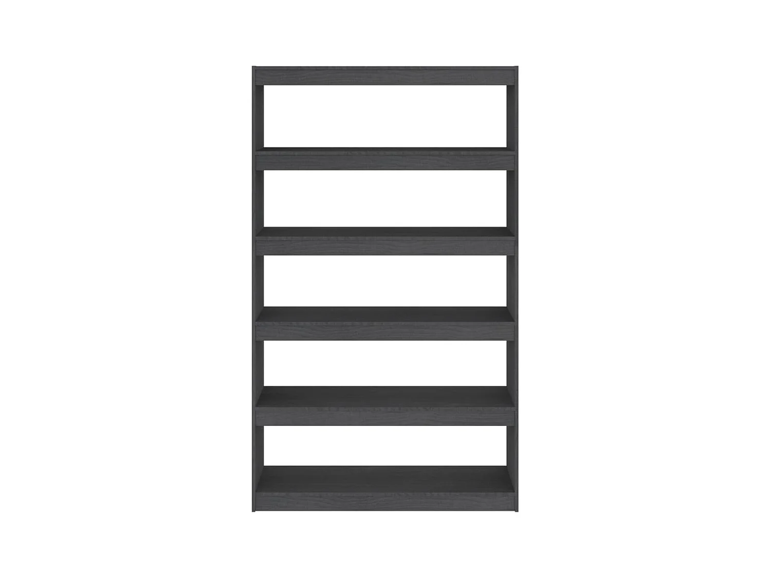 Centerville  Bibliothèque/Séparateur de pièce Gris 100x30x167,5cm Pin massif