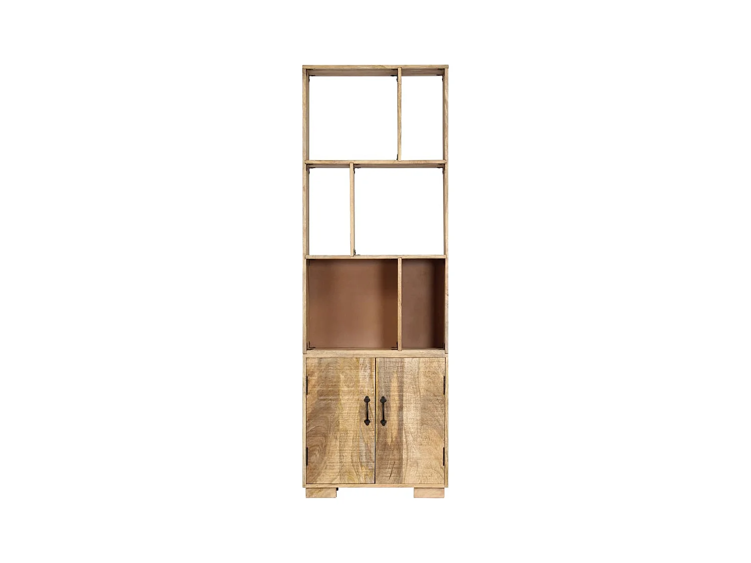 Vendrik  Estantería madera maciza de mango 60x35x180 cm