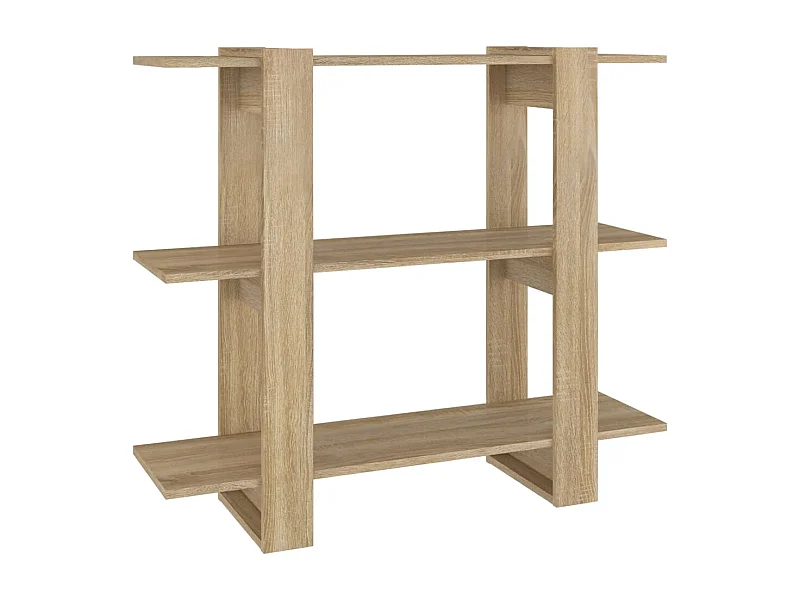 Corydon  Bibliothèque/Séparateur de pièce Chêne Sonoma 100x30x87 cm