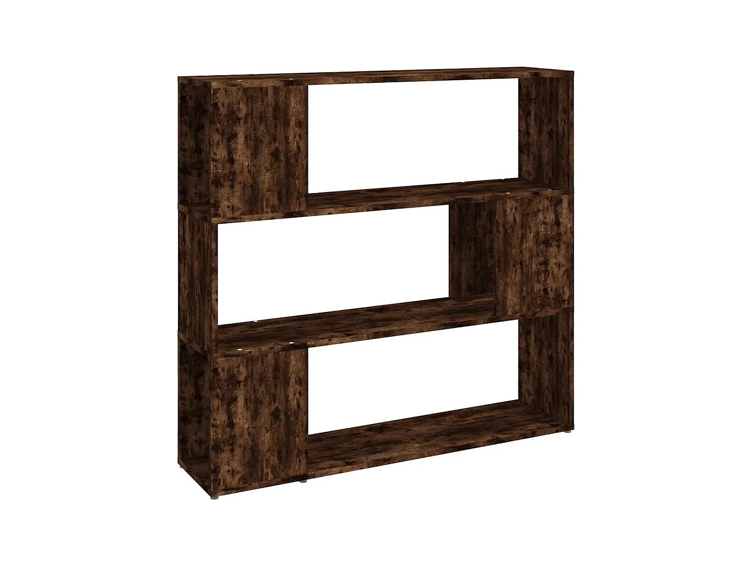 Norman  Bibliothèque/Séparateur de pièce Chêne fumé 100x24x94 cm