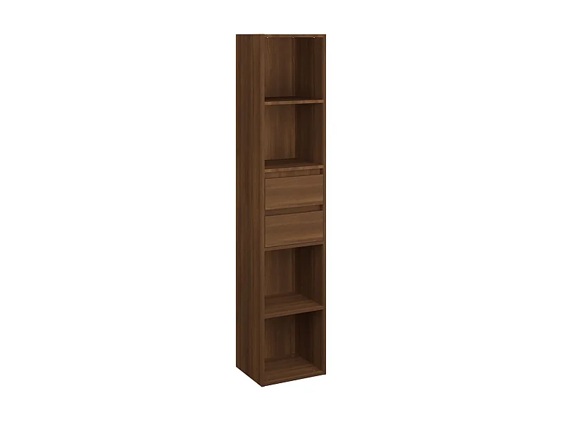 Växjö  Bibliothèque Chêne marron 36x30x171 cm Bois d'ingénierie