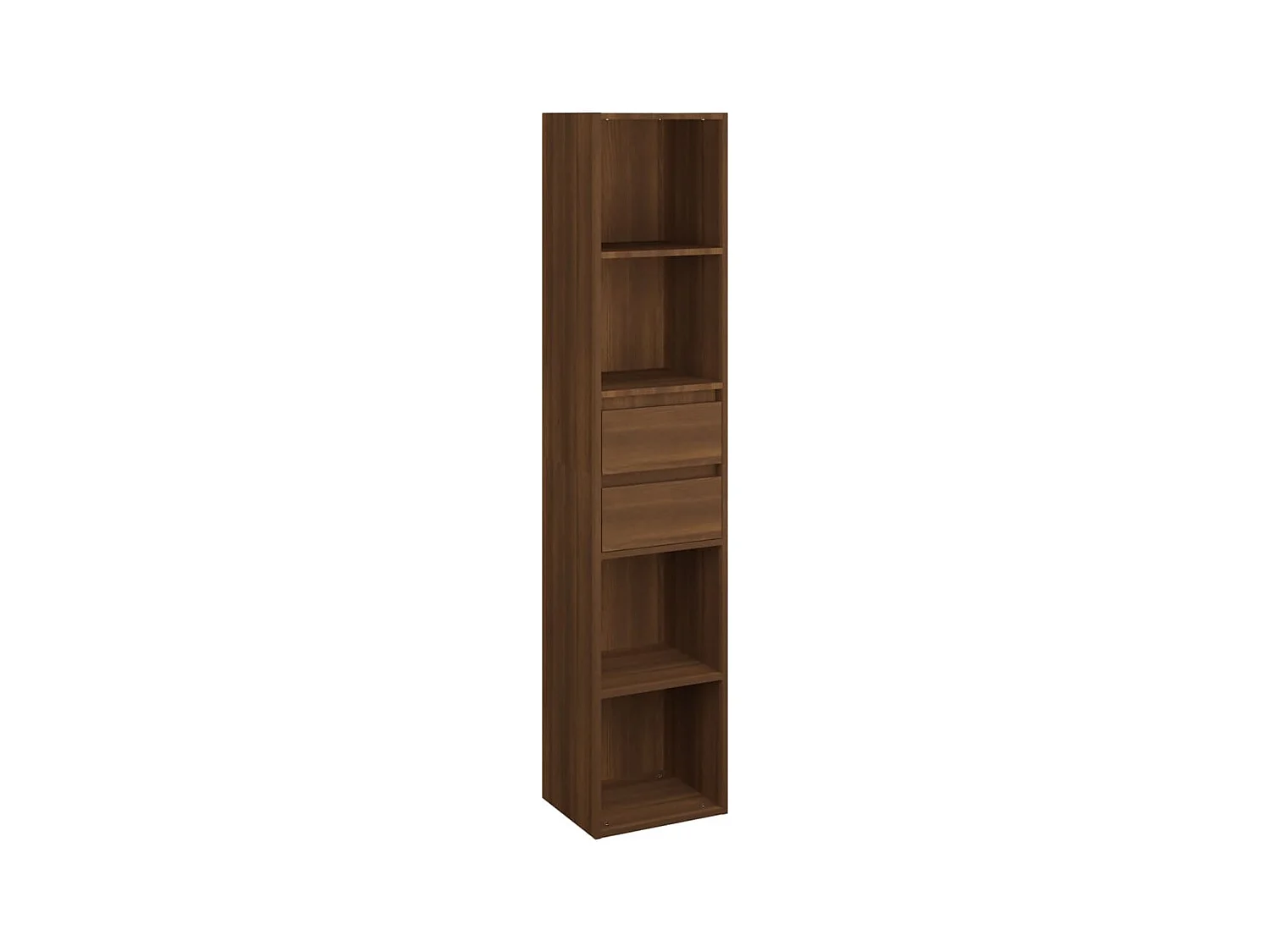 Växjö  Estantería de madera contrachapada roble marrón 36x30x171 cm