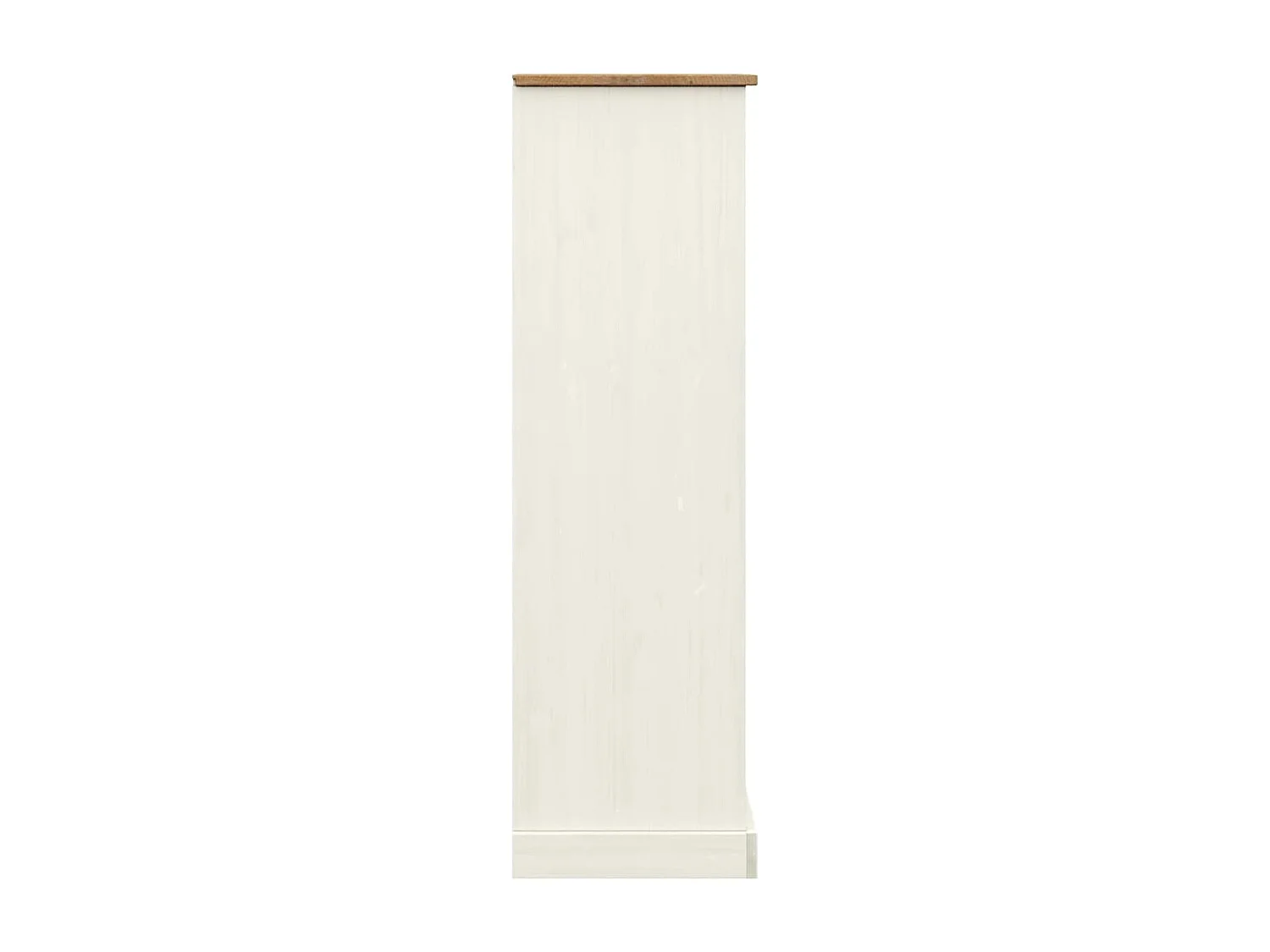 Thyron  Librería VIGO madera maciza de pino blanco 90x35x114,5 cm