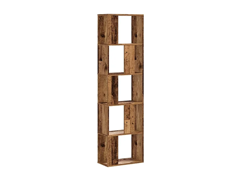 Fairmont  Bibliothèque 5 niveaux vieux bois bois d'ingénierie