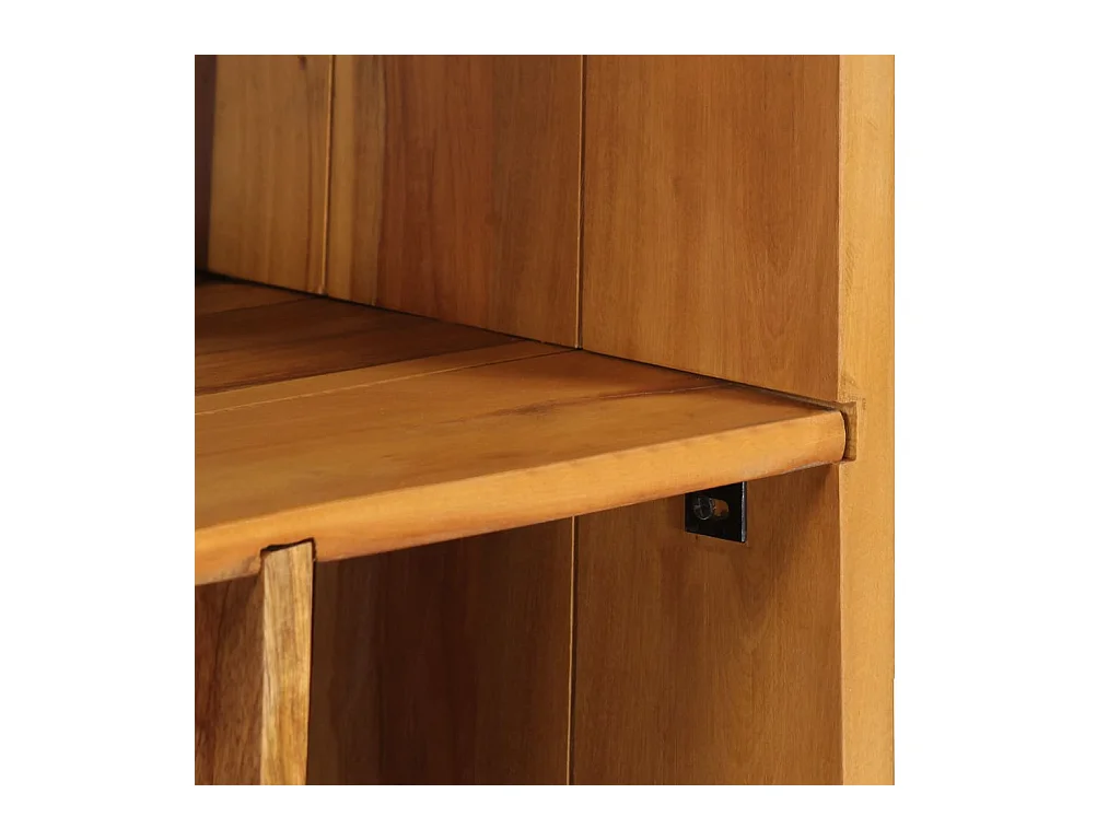 Vendrik  Bibliothèque 60x35x180 cm Bois de récupération solide