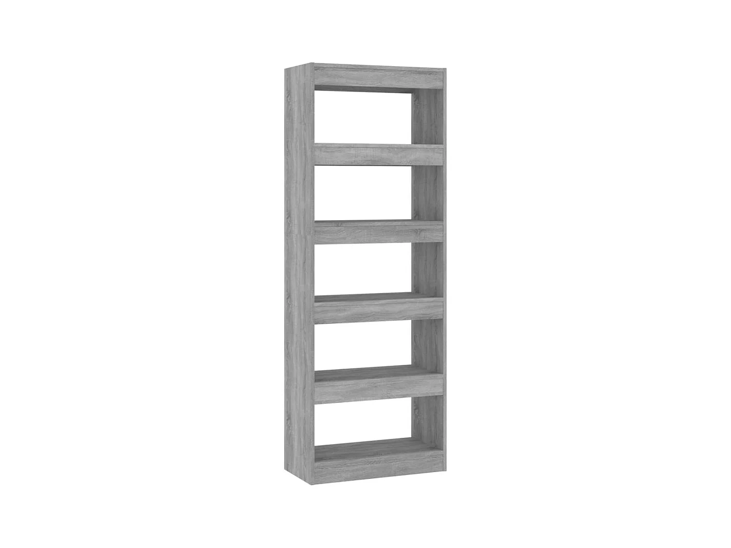 Ikram  Bibliothèque/Séparateur de pièce Sonoma gris Bois d'ingénierie