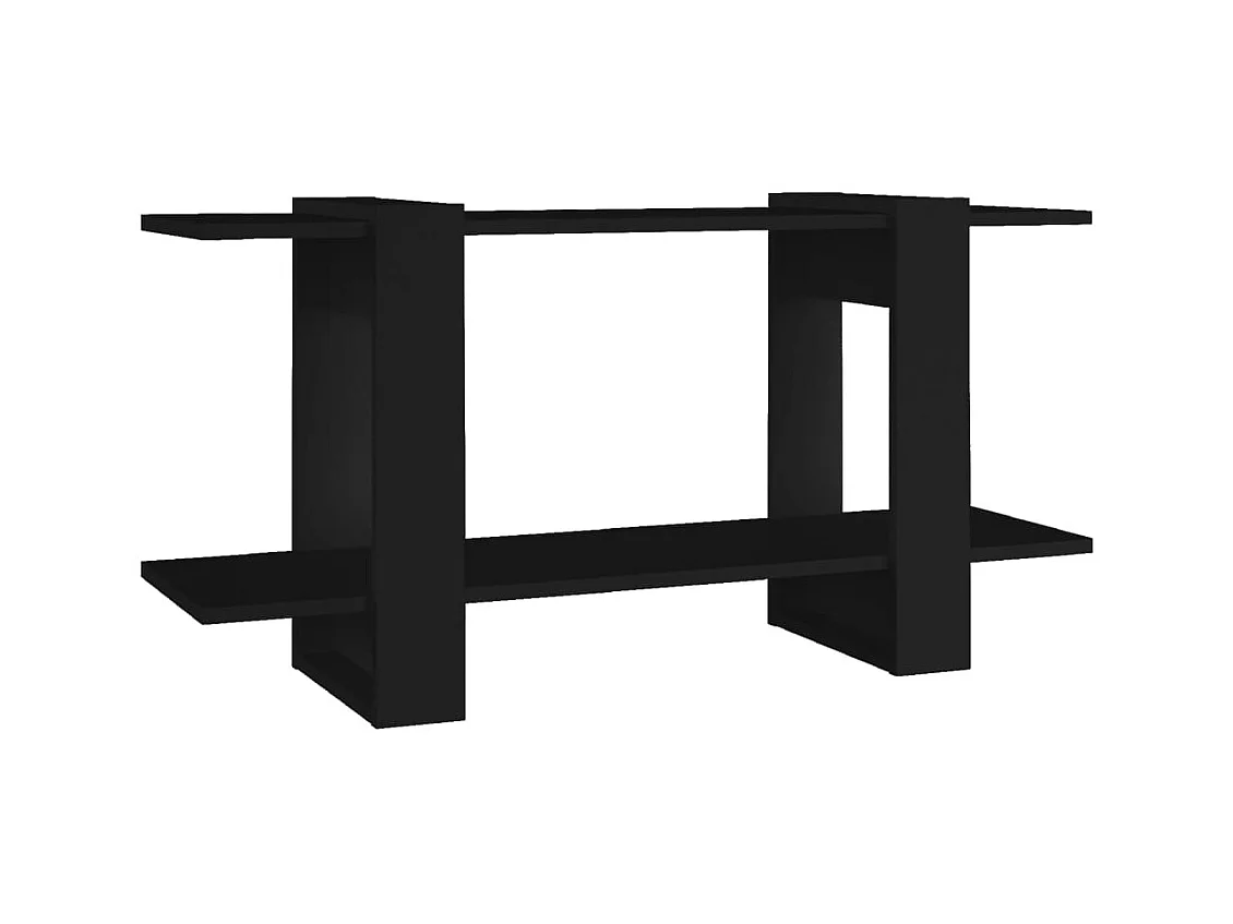 Cesena  Boekenkast 100x30x51 cm bewerkt hout zwart
