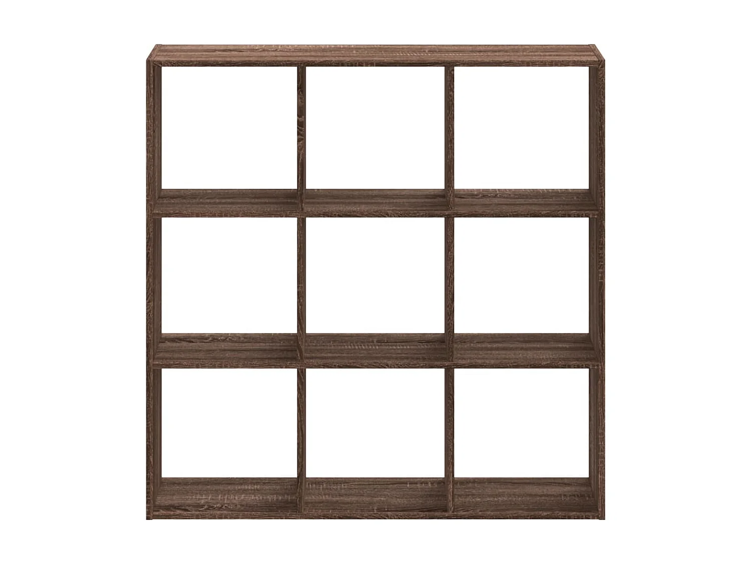 Digna  Bibliothèque chêne marron 102x32x102 cm bois d'ingénierie