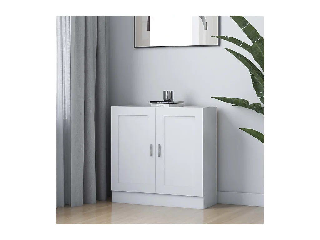 Krimpen aan den IJssel  Bibliothèque Blanc 82,5x30,5x80 cm Bois d'ingénierie