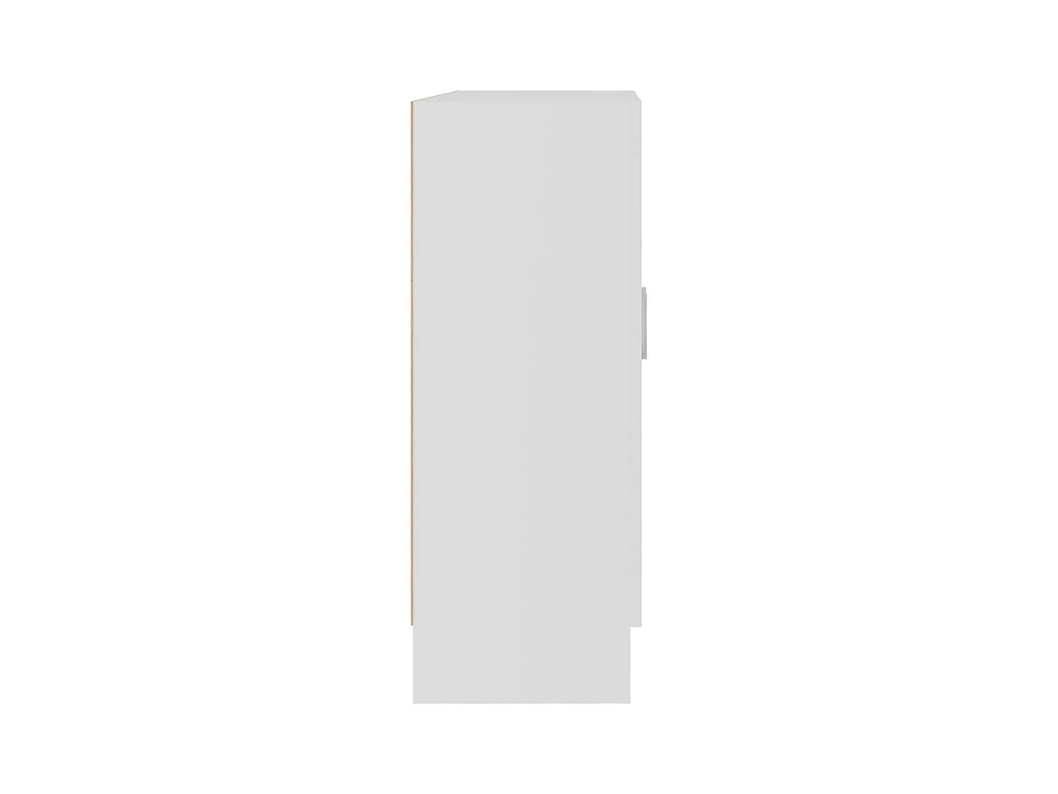 Krimpen aan den IJssel  Bibliothèque Blanc 82,5x30,5x80 cm Bois d'ingénierie