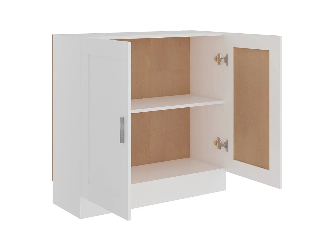 Krimpen aan den IJssel  Bibliothèque Blanc 82,5x30,5x80 cm Bois d'ingénierie